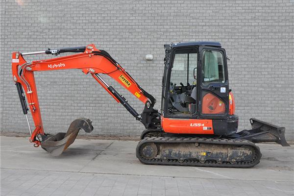 Verhuur - Graafmachine Kubota U55 (5,5ton)